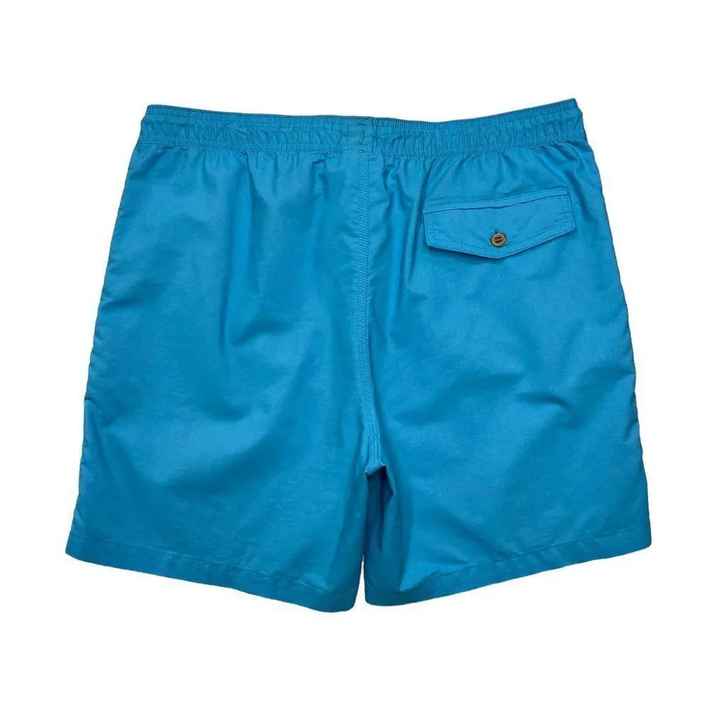 Quiksilver Shorts Mens Size XL Blue Summer Beach Athletic Swim trunk Boardshorts